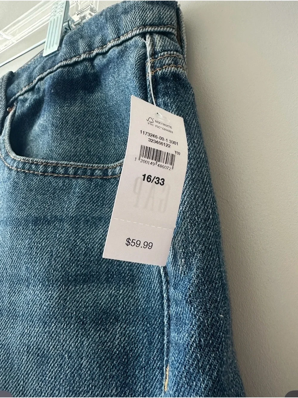 GAP Women’s Blue Denim Shorts